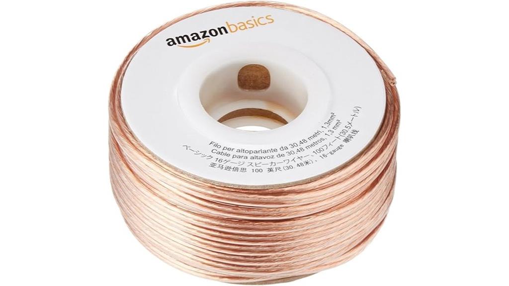 100 ft 16 gauge speaker cable