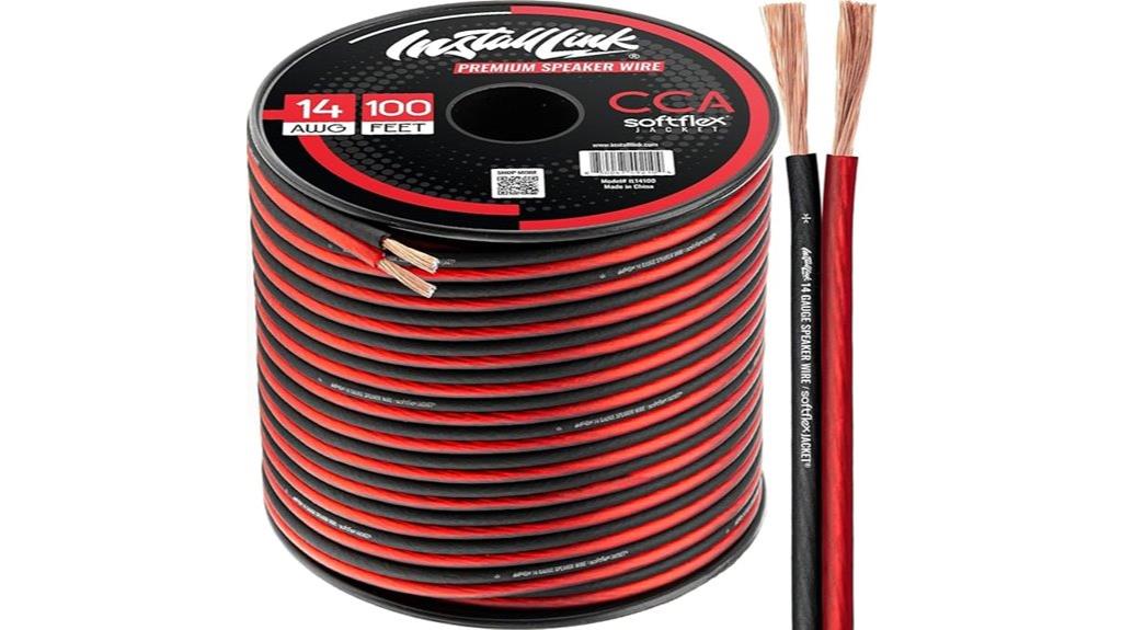100ft 14 gauge speaker wire
