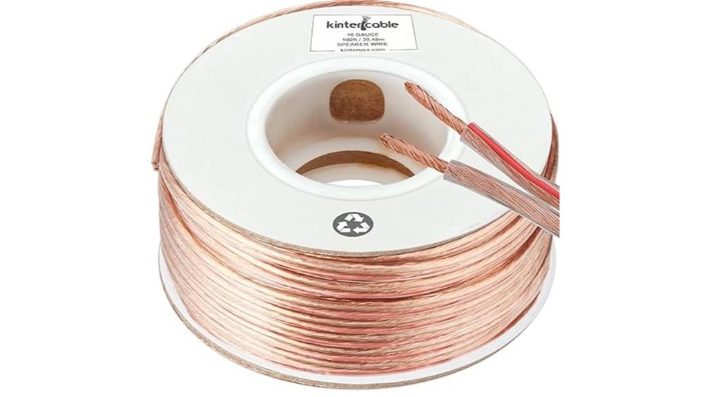 100ft speaker wire cable