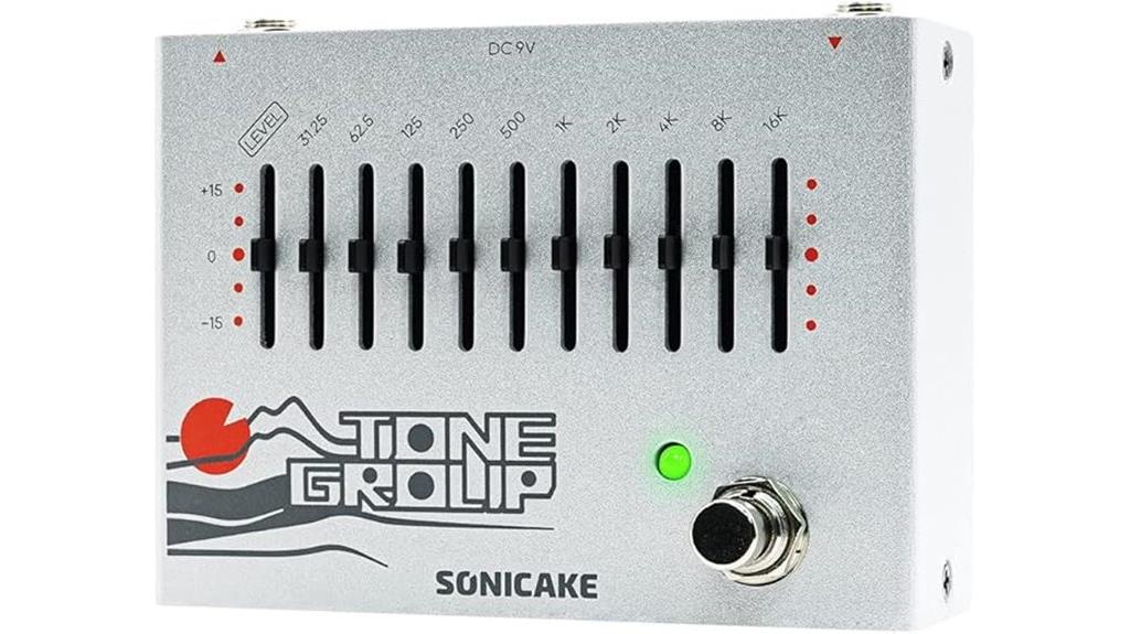 10 band guitar equalizer pedal