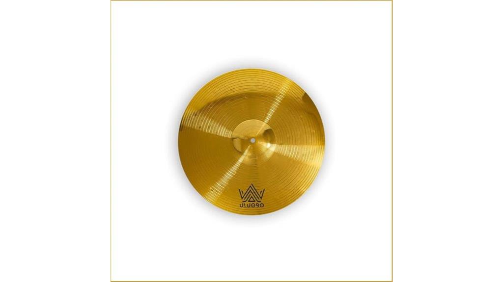 10 inch gold practice cymbal