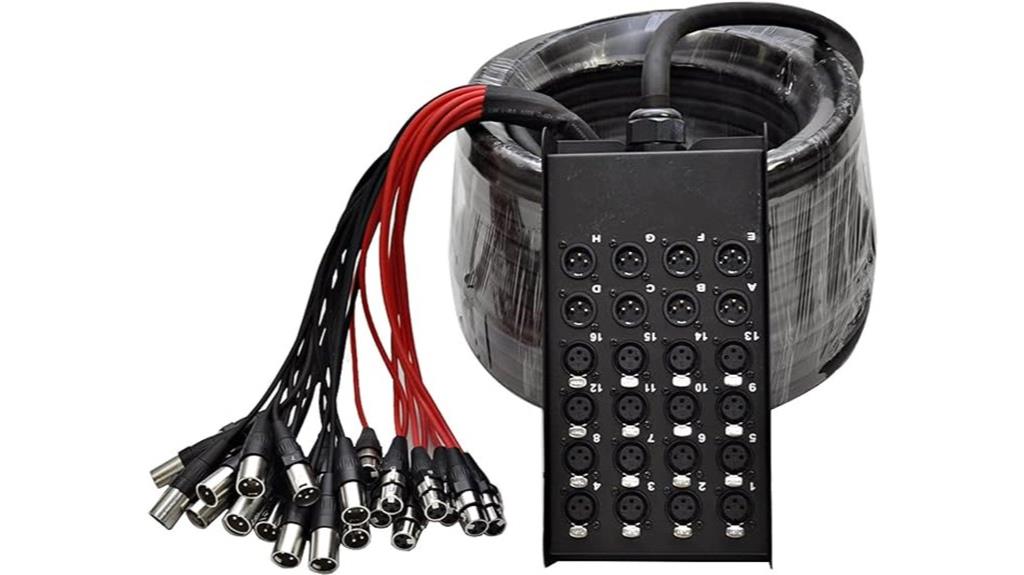 16 channel snake cable