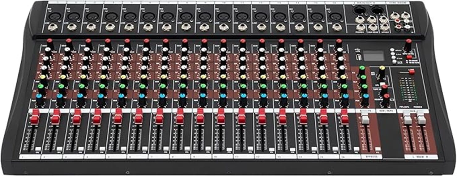 16 channel sound mixer
