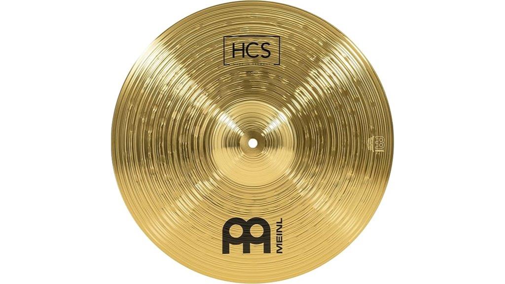 16 inch brass crash cymbal