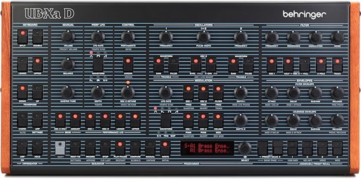 16 voice analog synthesizer behringer