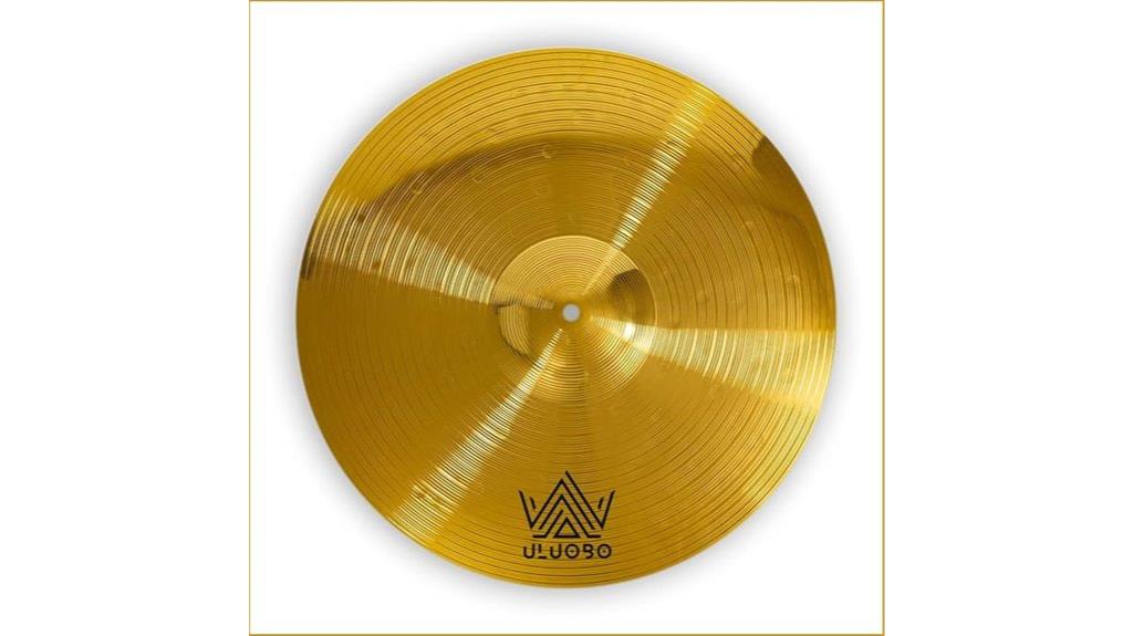 18 inch gold crash ride cymbal
