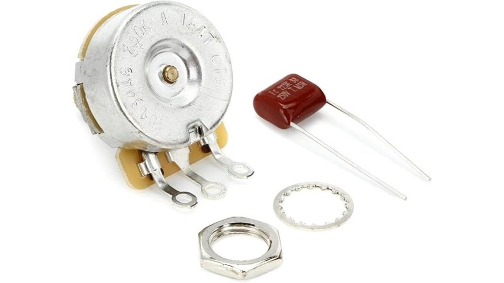 250k splitshaft potentiometer details