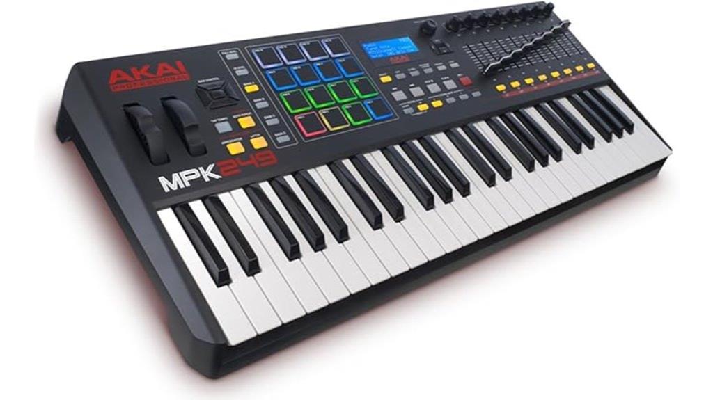 49 key midi keyboard controller