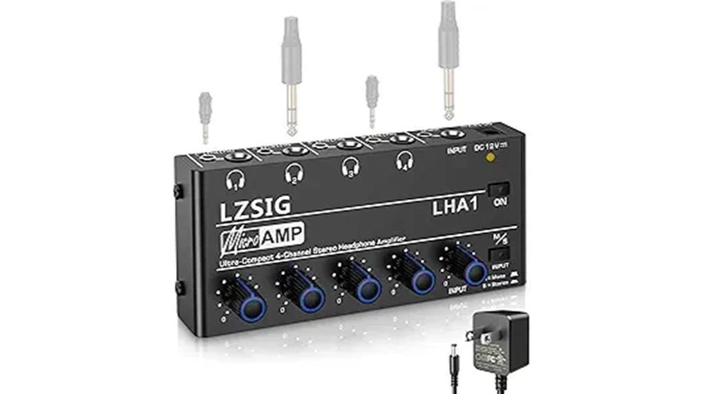 4 channel audio amplifier