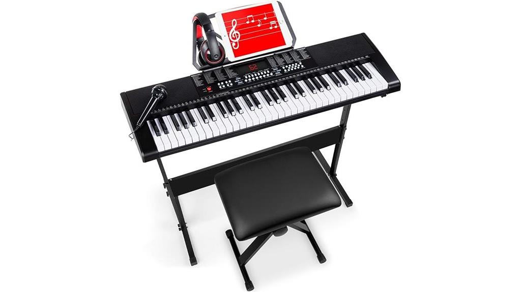 61 key electronic keyboard set