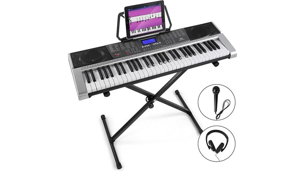 61 key piano keyboard
