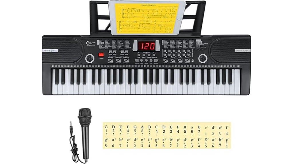 61 keys electronic piano