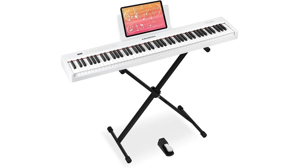 88 key semi weighted digital piano