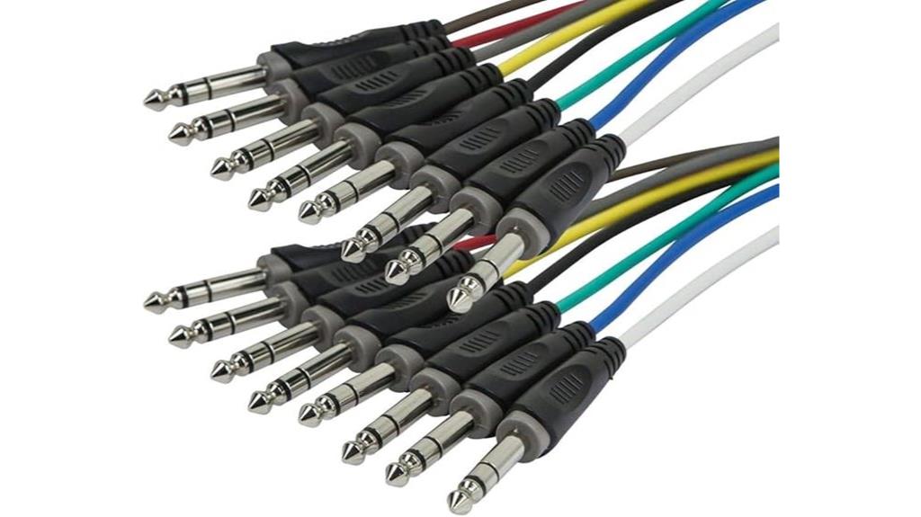 8 channel audio snake cable