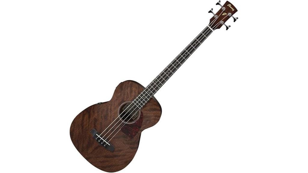 acoustic 4 string bass guitar