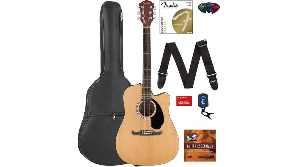 acoustic electric guitar bundle