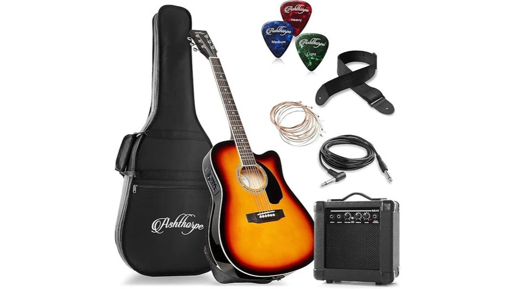 acoustic electric guitar package