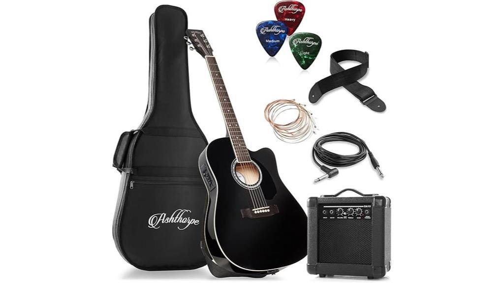 acoustic electric guitar package