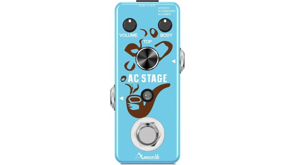 acoustic guitar simulation pedal