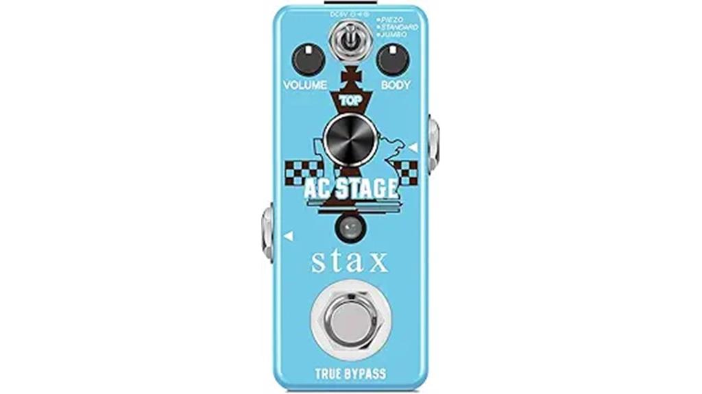 acoustic guitar simulation pedal