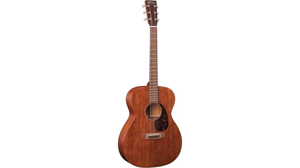 acoustic guitar with gig bag