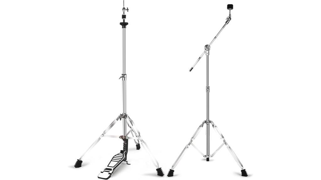 adjustable dual braced stands