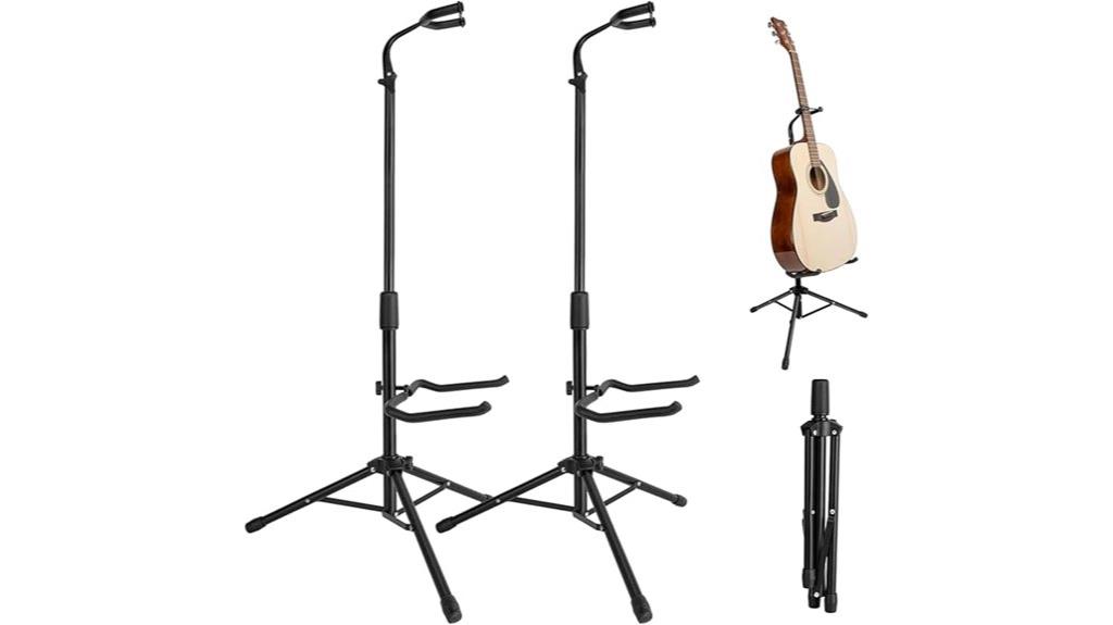 adjustable foldable guitar stand