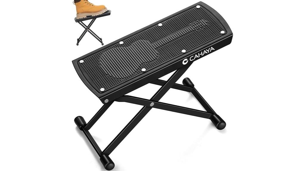 adjustable footrest for musicians