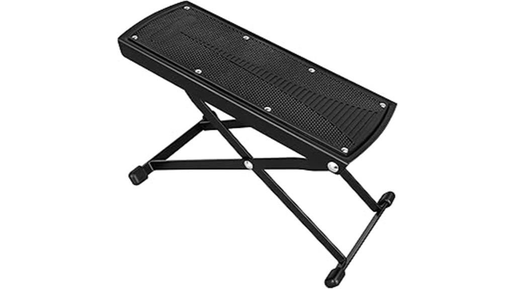adjustable guitar foot stool