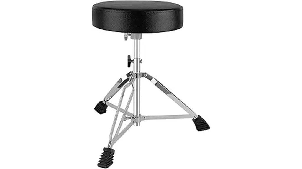 adjustable padded drum throne
