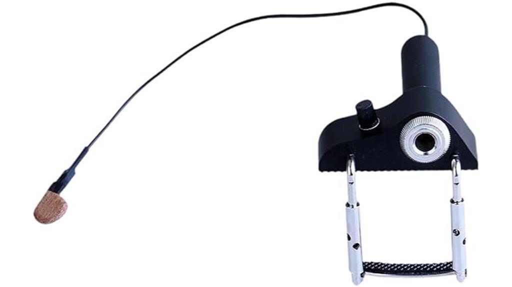 adjustable piezo pickup microphone