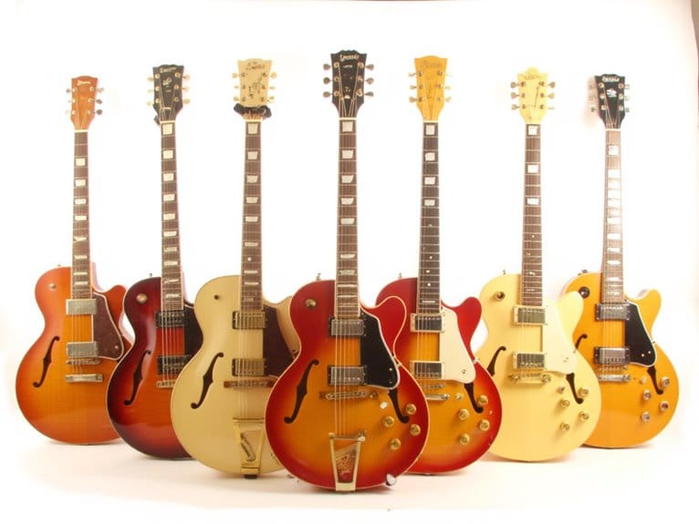 affordable hollow body guitars