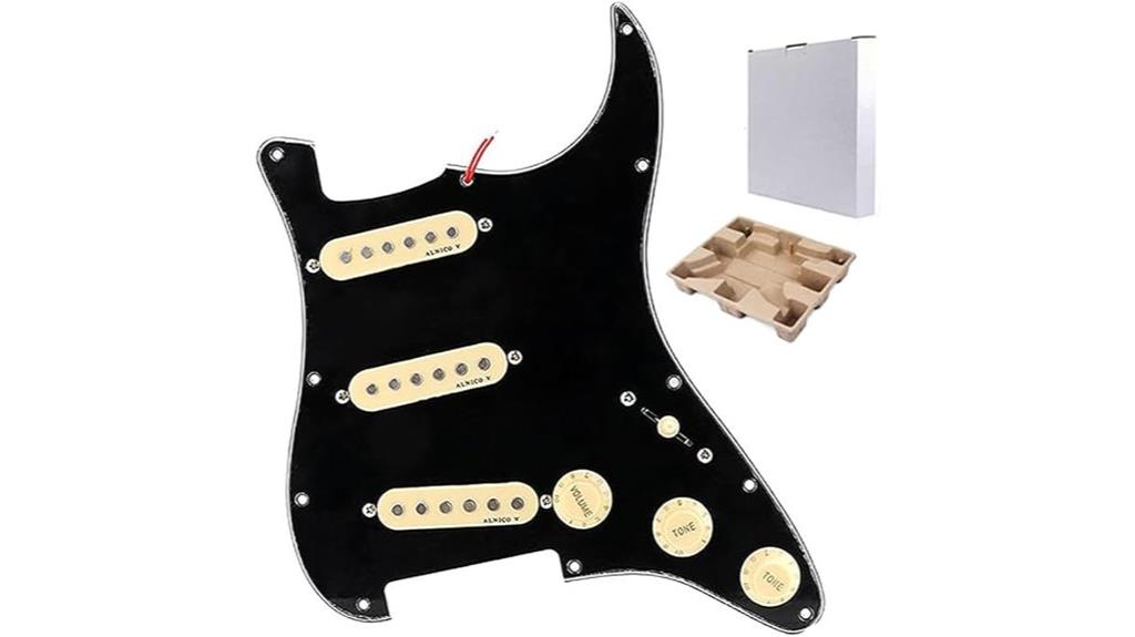 alnico v strat pickguard
