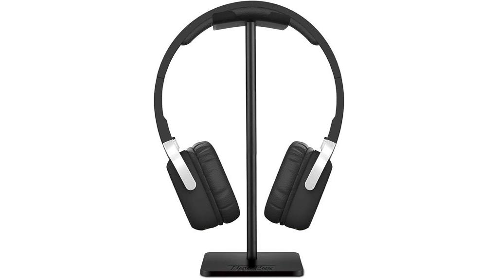 aluminum black headphone stand