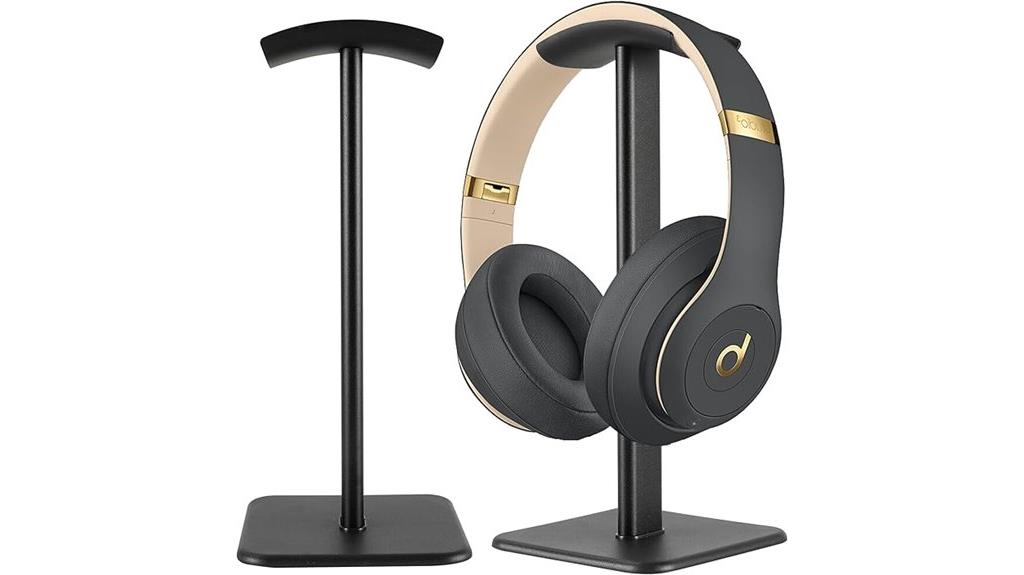 aluminum headphone desk holder