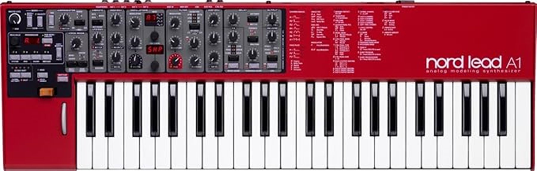 analog modeling synthesizer keyboard