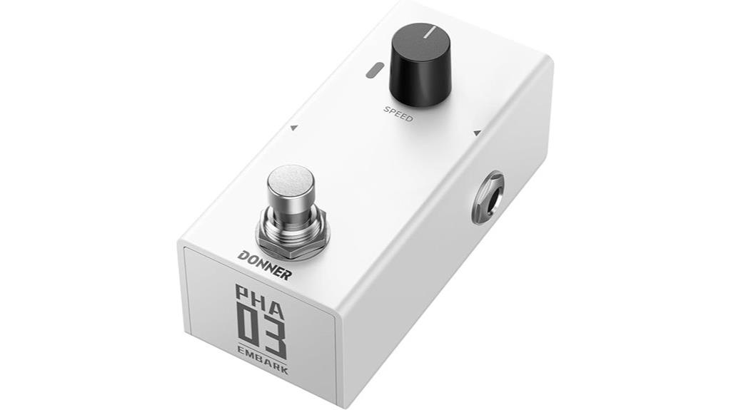 analog phaser effect pedal