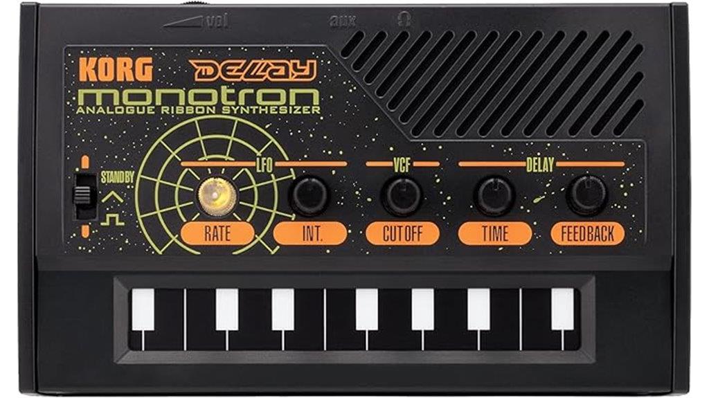 analog ribbon synthesizer delay