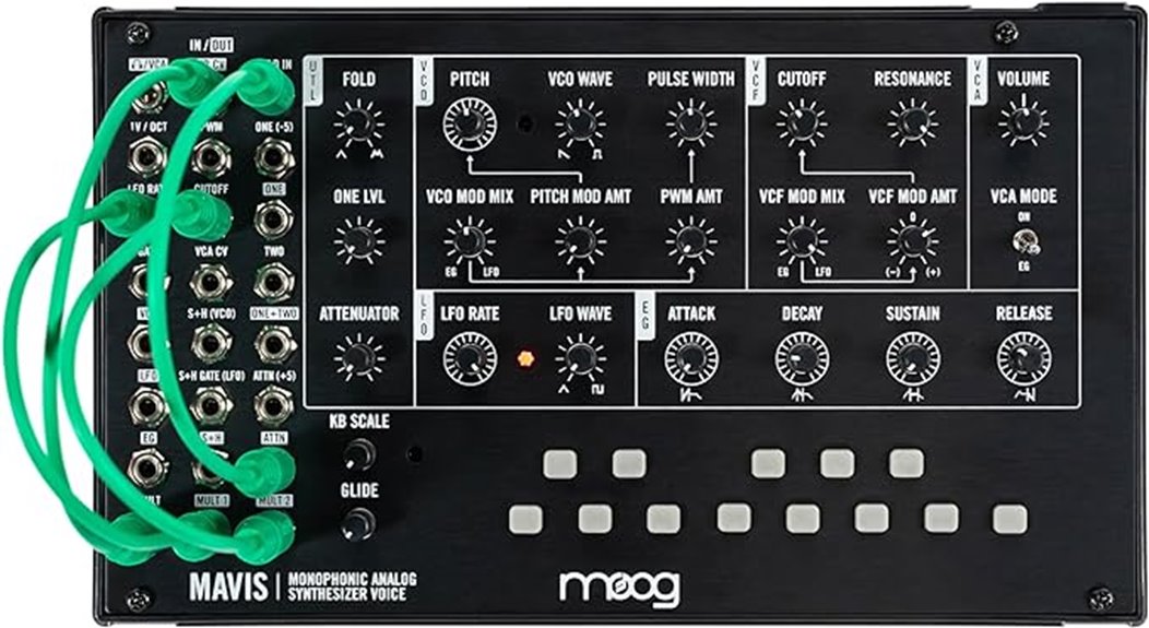 analog synthesizer kit assembly