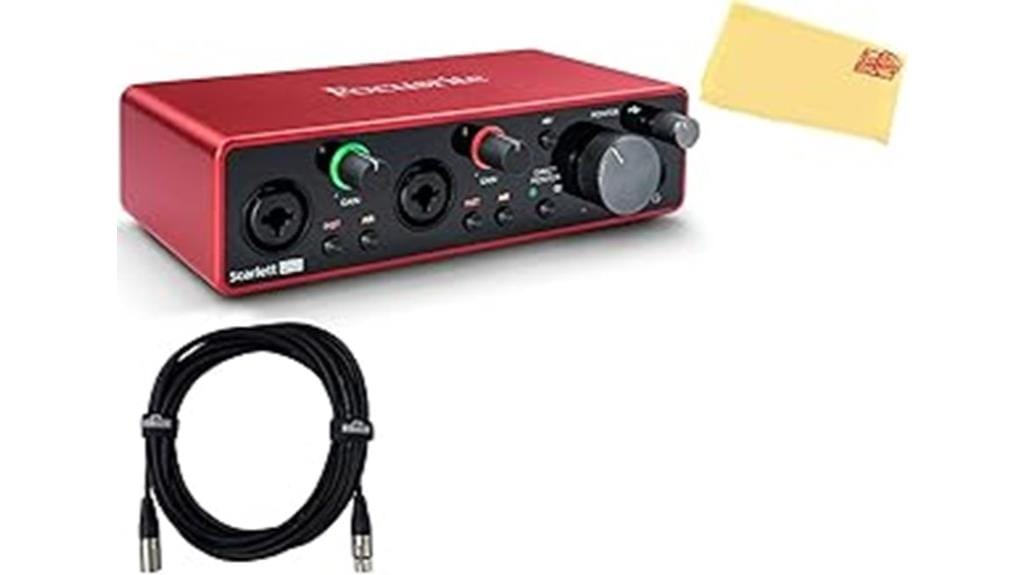 audio interface recording bundle