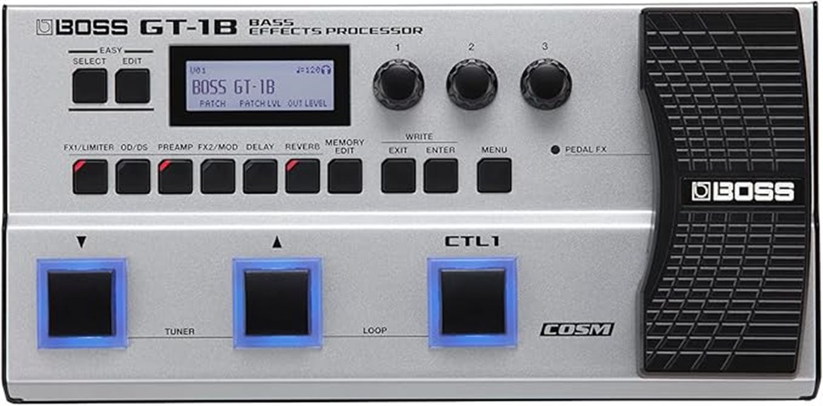 bass effects processor device