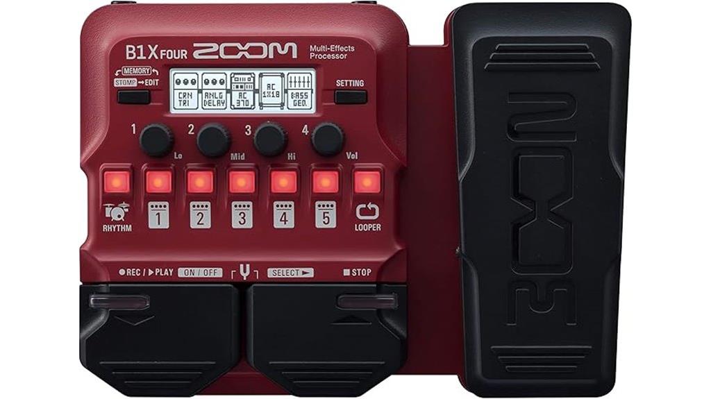 bass effects processor pedal