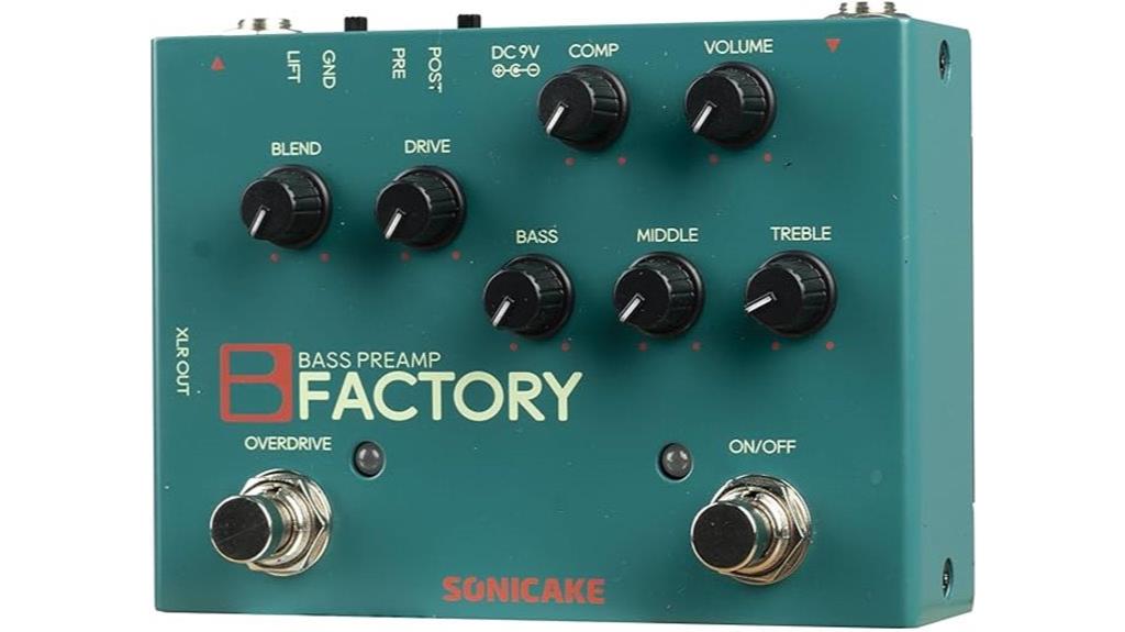 bass pedal with overdrive