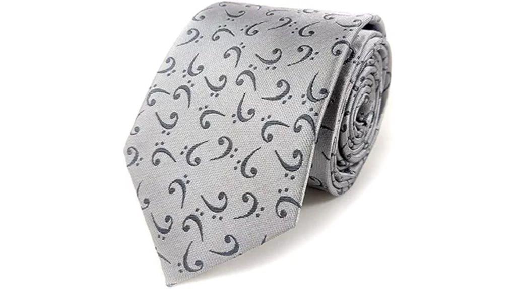 bassist gift necktie design
