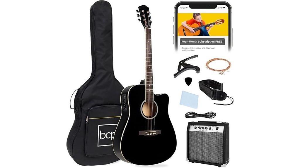beginner acoustic electric guitar