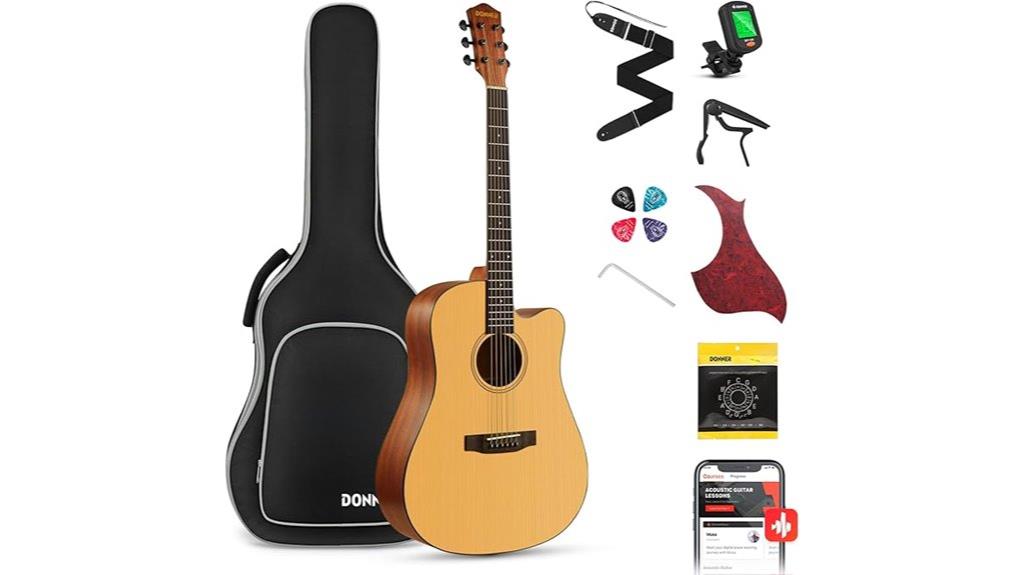 beginner acoustic guitar bundle