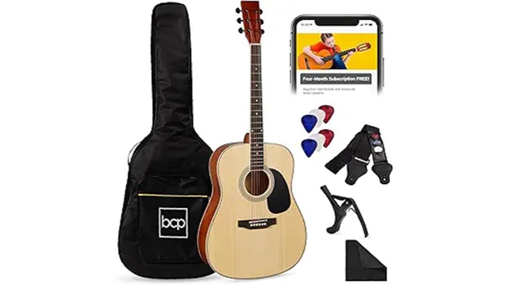 beginner acoustic guitar set