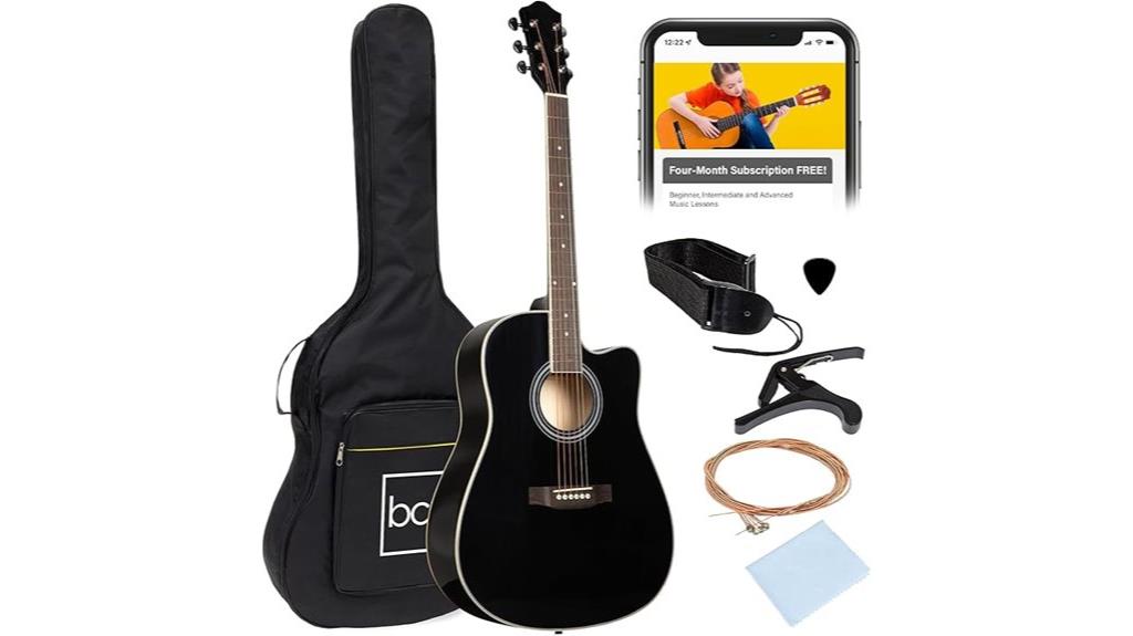 beginner acoustic guitar set