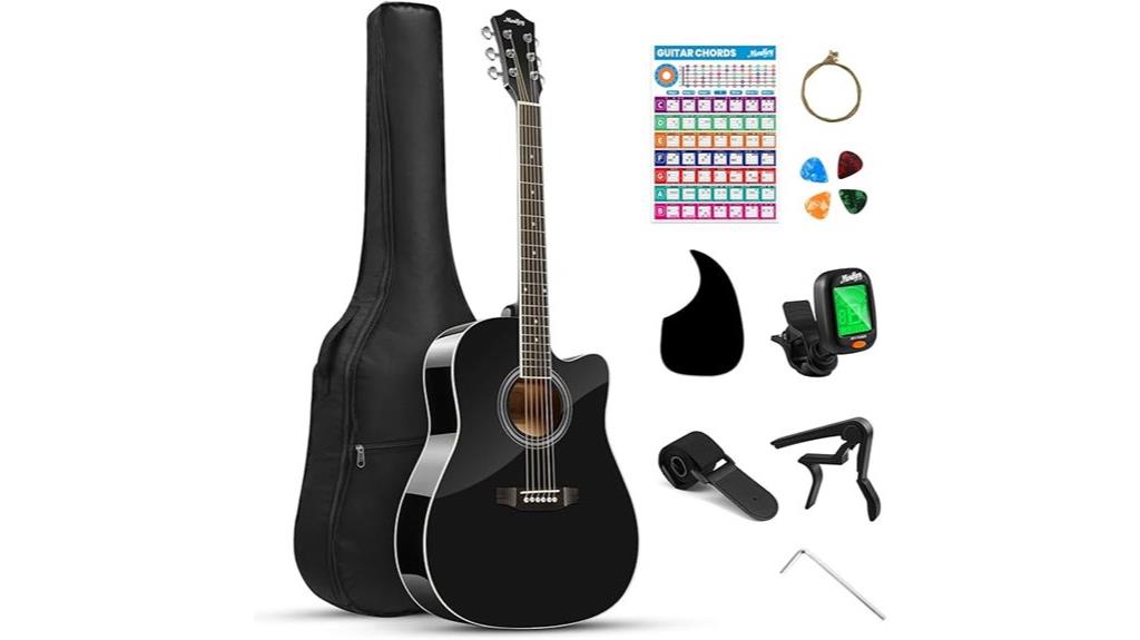 beginner acoustic guitar set