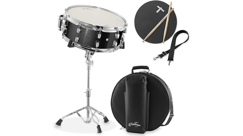 beginner drum kit black